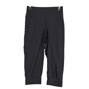 Nike Pants Womens Extra Small Black Cropped Running Jogging Gym Studio‎ Yoga